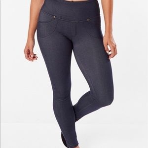 Ruby Ribbon Large Blue Denim Leggings